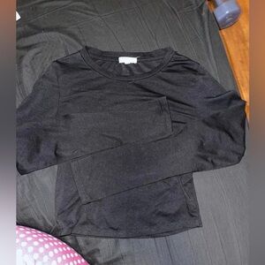 Long sleeve crop top